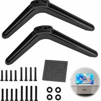 2 Pack TV Stand Legs Black, Replacement Television Base Feet for Most One Size juoda