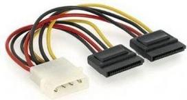 CABLE POWER SATA X2 15CM/CC-SATA-PSY GEMBIRD CC-SATA-PSY | 8716309039246