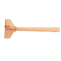 Wooden Meat Chopper Portable Ground Beef Masher Hamburger Smasher Tool for Potato Bean Chicken Kitchen Cooking Utensil beige