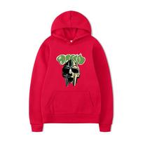 Doom Eternal 2023 Cross Destruction Warrior Unisex Loose Hooded Sweatshirt Small raudona