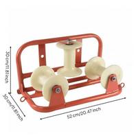 Heavy-Duty Cable Guide Pulley | Glide bearings Wheels, Mounted, with