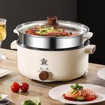 Multi-Function Electric Cooker: Steamer, Frying Pan & Hot Pot for Dorms