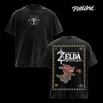 The Legend of Zelda, Breath of the Wild Ancient Dragon Graphic Tees, Vintage Was 150 black