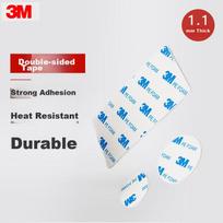 3M Double-Sided Tape, Strong Adhesive, Waterproof, for Office Use/ETC, Student Stationery, Crafts, Etc., 1600T, 60MM Diameter/4 Pieces