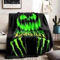 Monster Energy (14) Blanket Suitable For All Seasons And Perfect For Naps Features Vibrant Colors An Ideal Gift For Family And Friends 80cmx120cm green