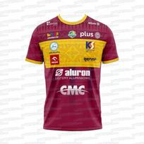 PlusLiga Aluron CMC Warta Zawiercie Home Volleyball Jersey Sports  T-Shirt Clothing Tees FamilyMatching XXS yellow