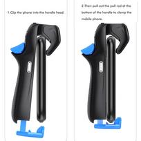 PUBG Mobile Game Controller Trigger with Vibration Physical Button for iOS Android Z2 Black black