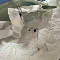 Krištolo opalo pakabukas skysto metalo karoliai moterims raktikaulio grandinėlė, geometrinė netaisyklinga vintage Choker Y2K papuošalų priedai