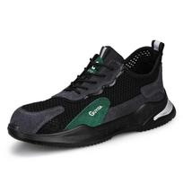 Labor Insurance Shoes, Smash-proof, Puncture-proof, Wear-resistant, Non-slip, Safety Work Shoes for Men 40 black