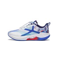 Li Ning Youth  Childrens Rebound Shock Absorption Comfortable Running Shoes Kids Running Shoes Crystal-Blue YKFT046-9 40 white