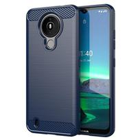 Silikoninis minkštas dėklas Nokia 1.4, skirtas Nokia XR20 G20 G10 X10 1.4 5.4 3.4 8.3 6.2 7.2, TPU guma, pluošto piešinys, TPU plonas dėklas For Nokia 2.3 mėlyna