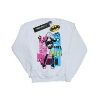 DC Comics Womens/Ladies Harley Quinn Rebel Heart Sweatshirt XL balta