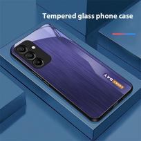 Medžio tekstūros dryžuotas mėlynas dėklas Samsung Galaxy A15 5G 54 4G 51 50 24 35 90 71 12 51 53 52S 80 22 34 juodas grūdinto stiklo telefono dėklas For Samsung A34 5G gray