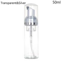 1pcs New Hand Sanitizer Plastic Foaming Bottle Soap Dispenser Liquid Pump Container 30ml sidabras/skaidri