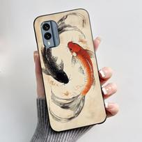 Casing For Nokia X30 5G Anti-scratch Bumper Soft Shell For Nokia XR21 Beautiful Brightly Colored Sunflower Pattern Black Case Nokia X30 5G beige