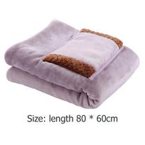Electric Blanket Mink Velvet Wearable USB Heating Blanket Multifunctional Timer Function Heated Shawl Home Office Knee Warmer white