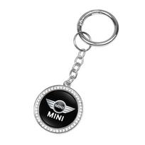 Aukštos kokybės automobilio logotipo raktų pakabukas Cinko lydinio raktų pakabukas BMW Mini Works Cooper F54 F55 F56 F57 F60 R50 R52 R53 R55 R56 R57 R58 R59 akvnt44 gray