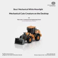 1:64 Bulldozer RC Car Full Scale Alloy Mini RC Bulldozer Engineering Vehicle 2.4G App Control RC Excavator Dumper Model Boy Gift