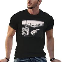 Salvador Dals The Persistence Of Memory In Greyscale Tshirt T Shirt Unisex Luxury Unisex T Shirts For Unisex Tshirt M black
