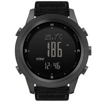 NORTH EDGE APACHE-46 Outdoor Watch for Men: Digital Wristwatch with Altimeter, Barometer, Compass, Pedometer, Weather Trends, EL Backlight, 50M Water gray