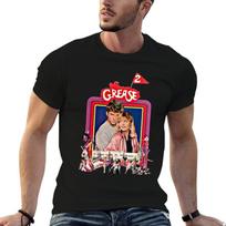 Grease 2 Classic 80 s Film T-Shirt Construction Work Tee Shirt L black