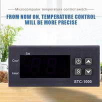 Stc 1000 Digital Temperature Controller With Dual Heating Cooling Function And Ntc Sensor Probe For Aquarium Incubator juoda