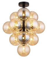 Pakabinamas šviestuvas GLOBO Conor, G9, 13 x 4W, 230V,  gintaro spalvos, 395 x 395 x 500 mm, 56146D