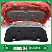 For Mazda CX-3 2014-2018 Front Engine Hood Bonnet Insulation Cotton Pad Sound Heat Soundproof Heat Insulation Mat with buckle Heat Shields 2