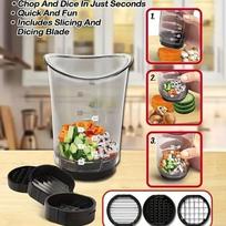 Vegetable Fruit Slicer Cup Multi Function Kitchen Tool Easy Clean Food Cutter Salad Kitchen Gadgets Accessories A gray