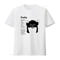 1990s Furby Advertisement Meet Fan Art T Shirt Cute Wiggly Talking Design for Retro Toy Lovers XS black