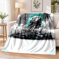 Lewis Hamilton Flannel Throw Blanket Soft Warm Cozy For Sofa Bed Indoor Home Bedroom Use 130cmx150cm