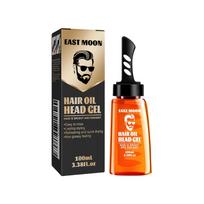 Men Hair Wax Comb with Mild Light Non Irritating Formula for Retro Pompadour Slicked Back Hairstyle Moisturizing Long Lasting Comb To Style 3.38oz 100ml black