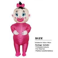 Adult inflatable Baby clothing gender revealing party fun cosplay costume set opening ceremony performance Christmas props One Size pink