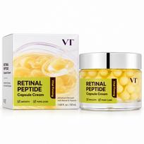 VT COSMETICS Retinal Peptide Capsule Cream stangrinamasis veido kremas su retinaliu ir peptidais, 50 ml
