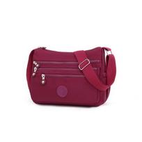 Women's Messenger Large Capacity Shoulder Bag Polyester Fashion Cosmetic Bag Simple and Versatile Handbag Crossbody Bag Purses
