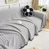 Sofa dangalas Paklodas Antklodė, Ypač dideli dvipusiai užvalkalai 3-4 pagalvių aukšto atlošo sofai, Ypač didelis baldų dekorati 180x180cm