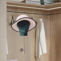 Display Head Stand for Hats And Wigs, Ideal Home Salon Travel žalia