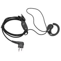Walkie Talkie Headset Earphone Black Acoustic System for Hotel Warehouse for Motorola Spirit Series SV10 SV11