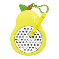 Nešiojama magnetinė piešimo lenta raktų pakabukas žaislas Gyvūno Vaisiaus tema Švietimo eskizavimo žaislas Vaikams Kūrybiškam žaidimui yellow