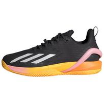 Adidas Adizero Cybersonic Soft And Comfortable Abrasion Resistant Slip Resistant Low top Tennis Shoes Men's Black IF0437 41⅓ yellow