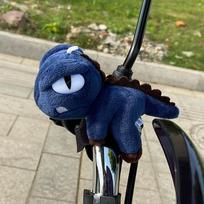 Mielas motociklo lėlės pakabukas Dviračio pliušinis dinozauras Pakabukas Dekoracija Žaislas Motociklo vairo dekoras Galinis posūkio rodiklio pakabukas blue