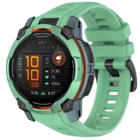 Originalus silikoninis dirželis, skirtas Garmin Instinct 3 Amoled 50mm 45mm, keičiama apyrankė, skirta Garmin Instinct 3 Solar 45mm 50mm Instinct 3 50mm žalsvai mėlyna