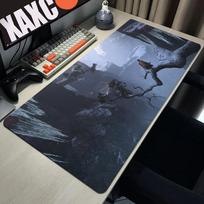 Shadows Die Twice Computer Mouse Pad Sekiro Gaming Mousepad Large 900x400 Mouse Mat Gamer XXL Carpet PC Desk Mat Keyboard Rug 30cmx60cm(11.8x23.6inch) gray