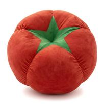 PP medvilnės užpildas Apvalus pomidoro formos pagalvėlė 3D minkšta pomidoro sofa mesti pagalvė Storas persimono kėdės juosmens pagalvėlė Miegamasis 25 cm-9.84 in red
