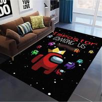 Among Us Carpet Rug for Living Room Bedroom Home Sofa Decoration,Kids play Non-slip Floor Mat 80x120cm( 31x47in)