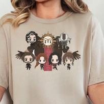 Esquie Clair Obscur Expedition 33 Tshirt, Game Shirt for Game Lover, Expedition 33 Merch, Vintage RPG Game Inspired Shirt, Gamer Fan Gift 110 gray