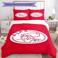 3pcs Ajax Bedding Set Duvet Cover Closure Includes 1 Duvet Cover & 2 Pillowcases, Soft and Comfortable for All Seasons. 135cmx200cm