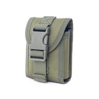 Multi-Functional Waterproof Cigarette & EDC Tool Waist Bag with Molle Attachment kariškai žalia