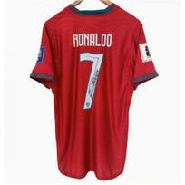 Retro futbolo marškinėliai Pasirašytas leidimas Cristiano Ronaldo Beckham Kaka Ronaldinho Messi Trumpomis rankovėmis Futbolo marškinėliai Vyrams Moterims Small