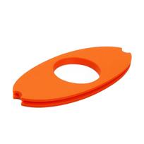 Tent Vent Adapter Plate Secure Heating Accessory Lightweight for Campers oranžinė